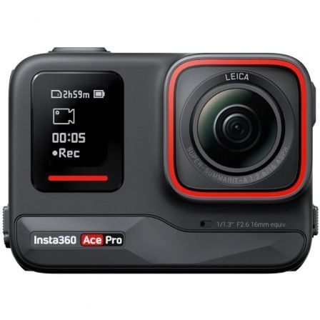 Insta360 Ace Pro - Cámara Deportiva de Acción 8K con Sensor 1/1.3', Co-diseñada con Leica, PureVideo IA, Negra Insta360 Ace Pro - Cámara Deportiva de Acción 8K con Sensor 1/1.3', Co-diseñada con Leica, PureVideo IA, Negra